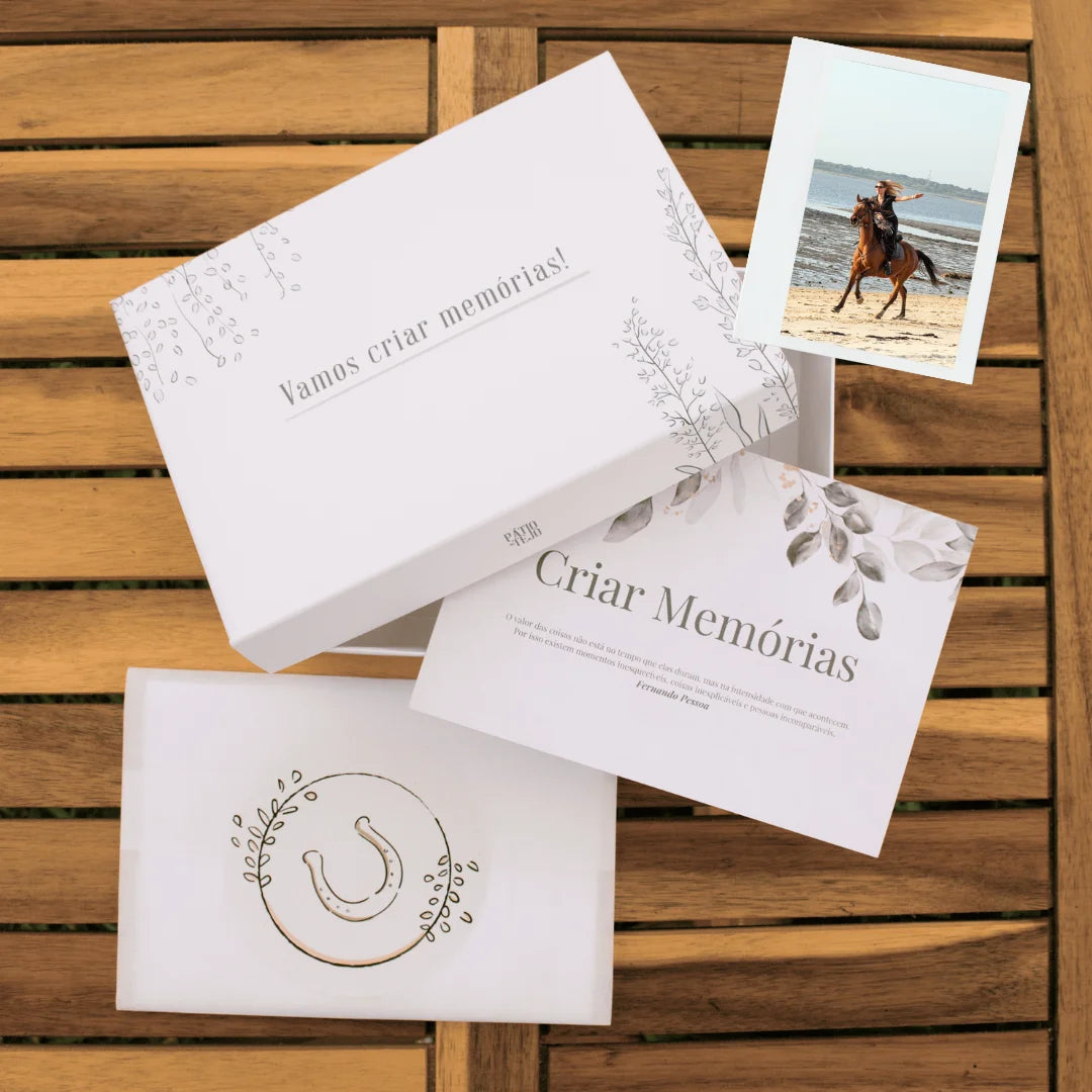 Caixa-Oferta • Passeio a cavalo privado