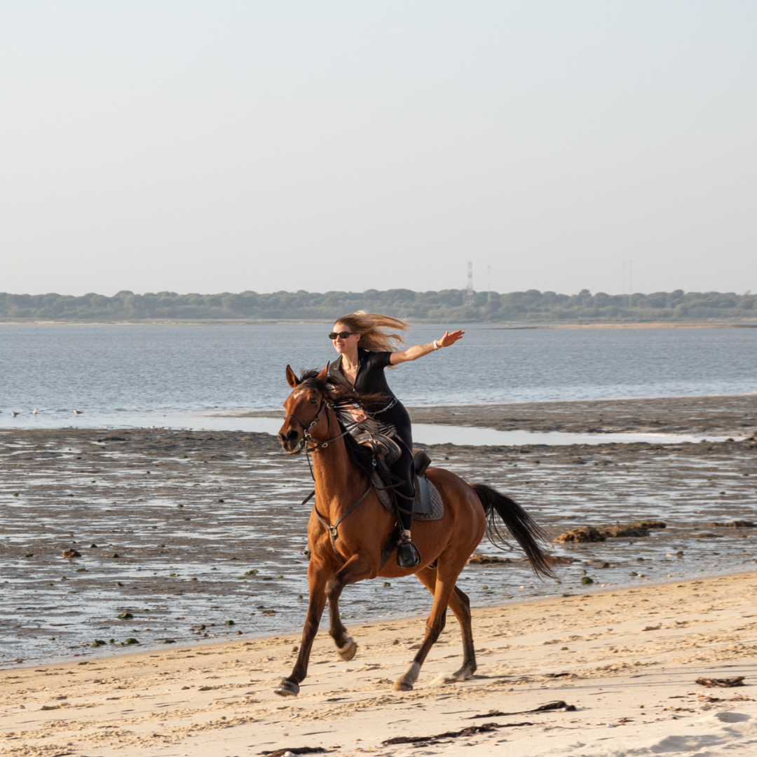 Private Horse Riding on the Beach - 1h 30min - From 12 years old