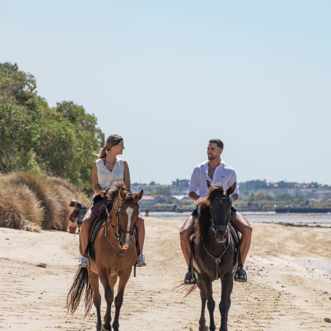Passeio a Cavalo na Praia • 1h 30min • A partir dos 12 anos