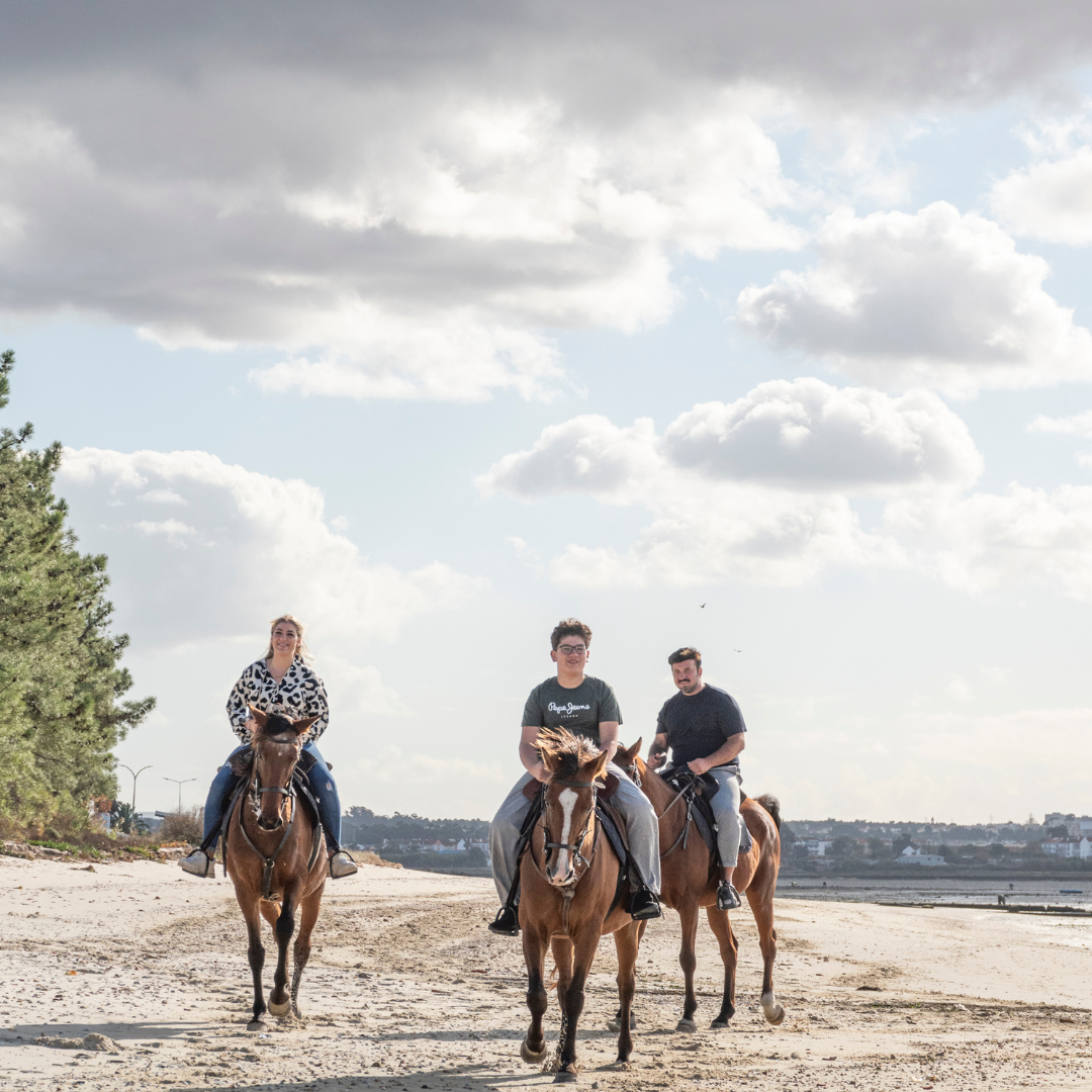 Passeio a Cavalo na Praia • 1h 30min • A partir dos 12 anos